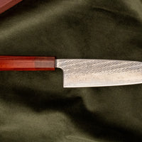Hokiyama Santoku Ginsanko Nawame Damascus 165 mm [Kaotan/Rosewood]
