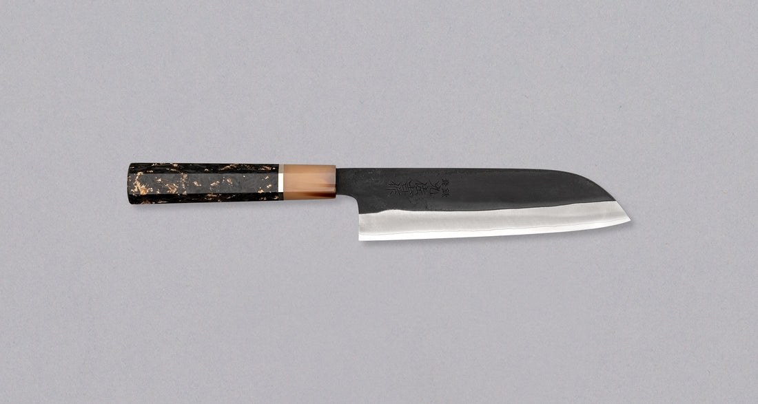 HAP-40 Santoku Black Gold Carbon 180 mm