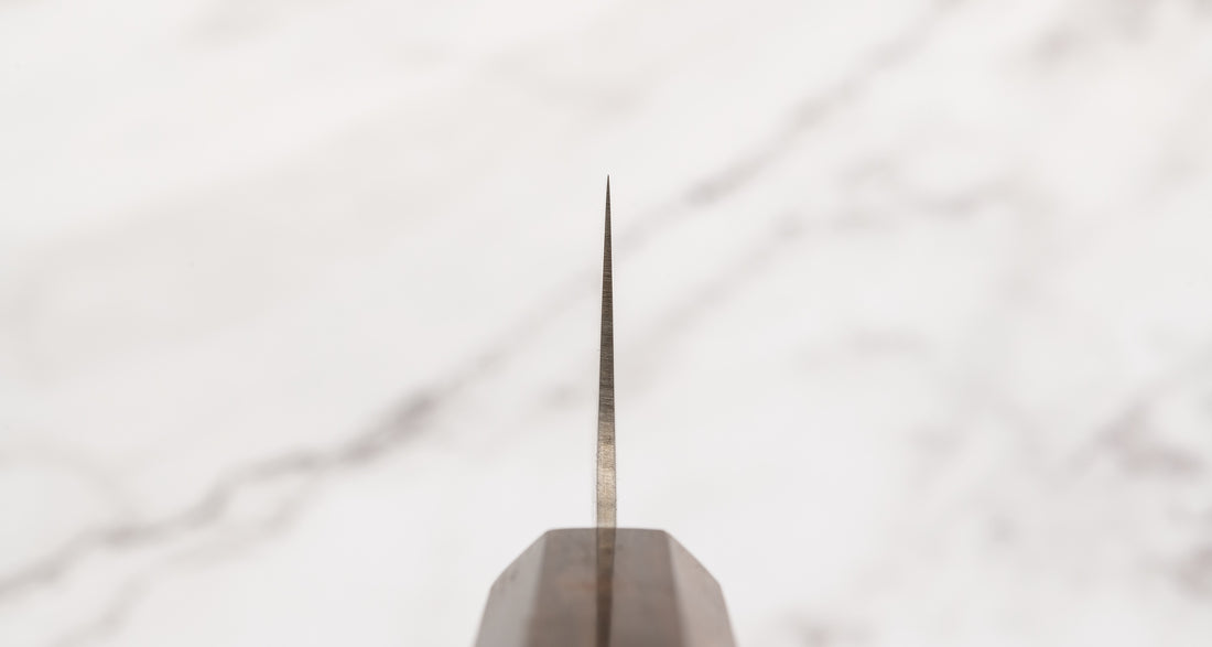 Hatsukokoro Kanetsugu Gyuto Chromax Migaki 210 mm [ebony]