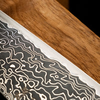 Hatsukokoro Mercury Gyuto Kurozome Damascus 210 mm [Mono Olivewood]
