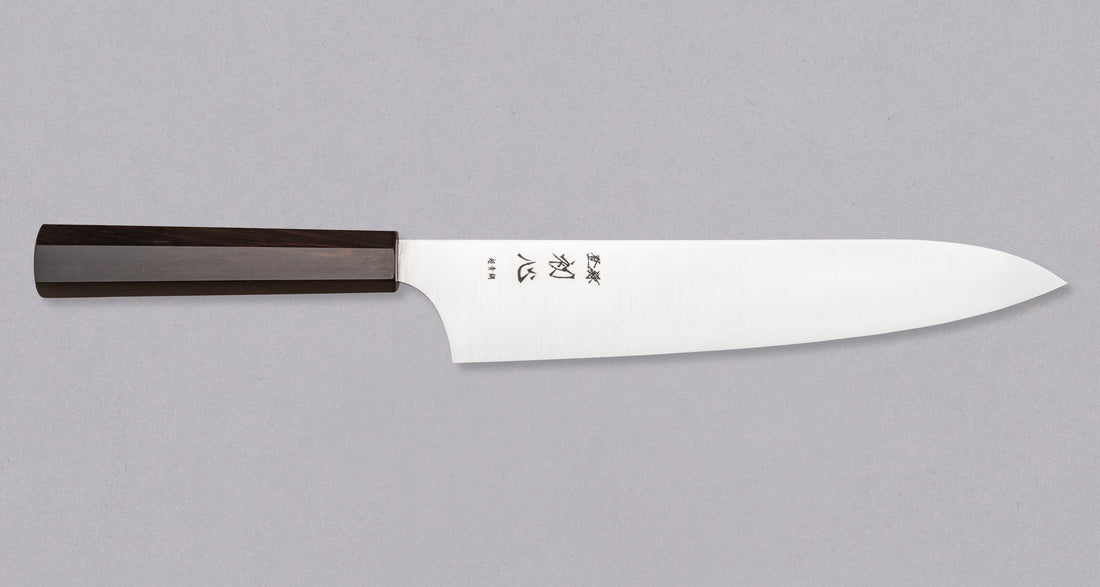 Hayabusa Gyuto Aogami Super Ebony 240 mm