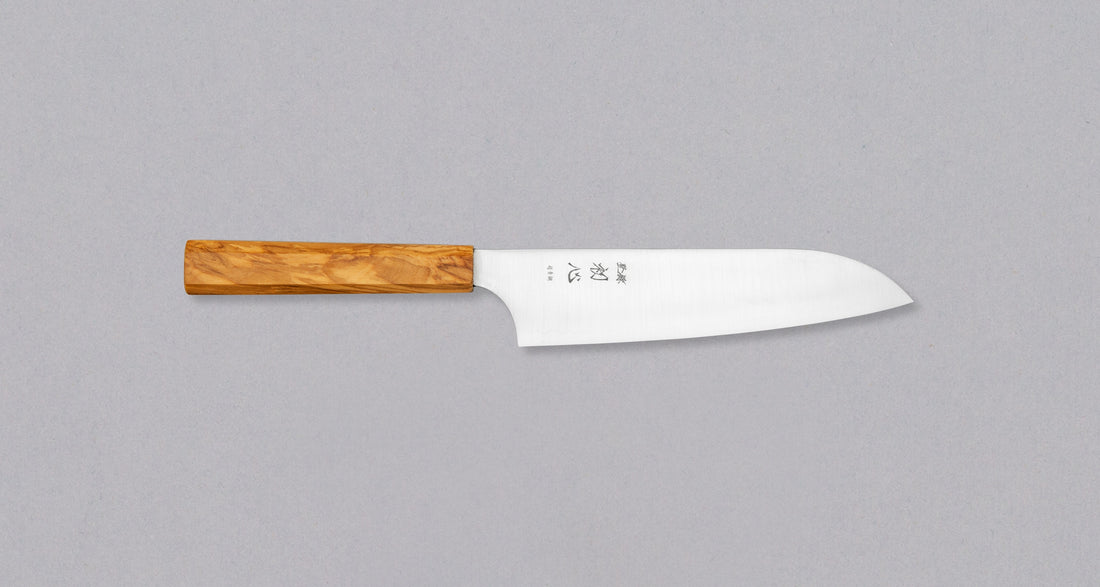 Hayabusa Santoku Aogami Super Maslina 180 mm