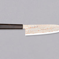 Hayabusa Santoku Aogami #2 Rainbow Damascus 180 mm