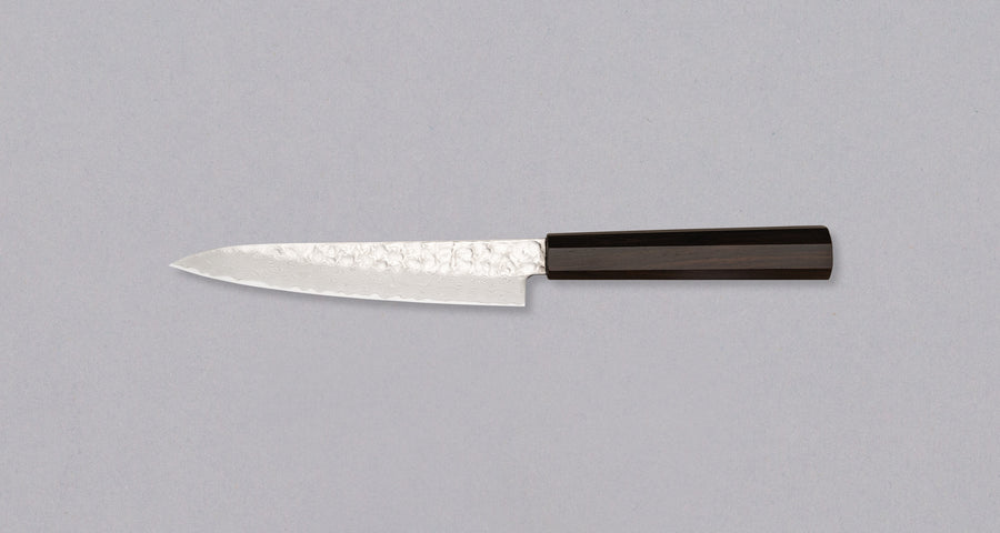Hayabusa Petty VG-10 Tsuchime Damascus Ebony 150 mm