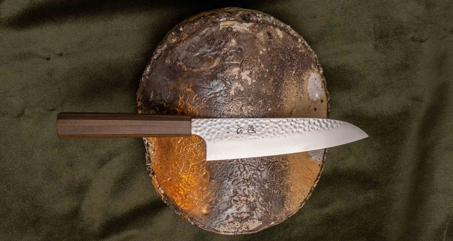 Hayabusa Santoku VG-10 Tsuchime Bubinga 180 mm