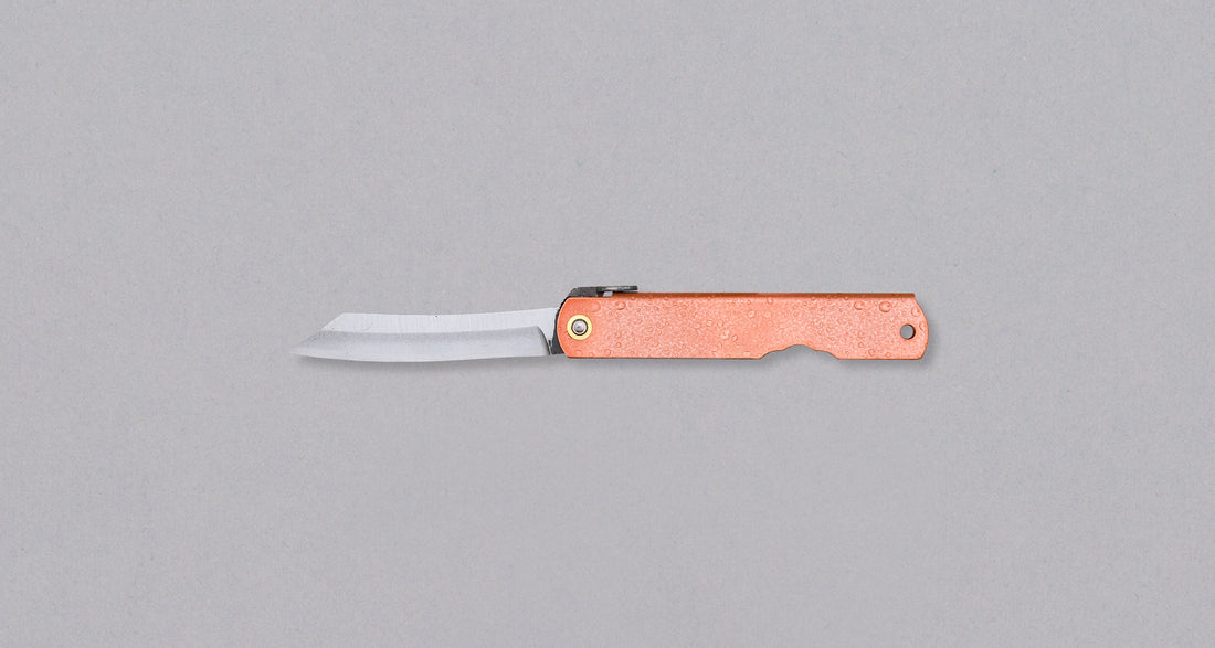 Higonokami džepni nož Mizushibuki Pink Aogami 75 mm