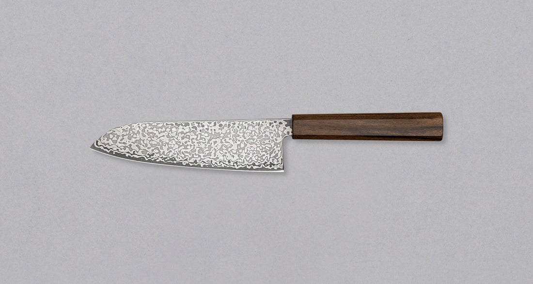 Hikari Santoku SLD Kurozome Damascus 170 mm