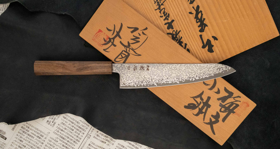 Hikari Gyuto SLD Kurozome Damascus 195 mm