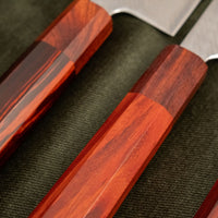 Hokiyama Gyuto Ginsanko Nawame Damascus 210 mm [Kaotan/Rosewood]