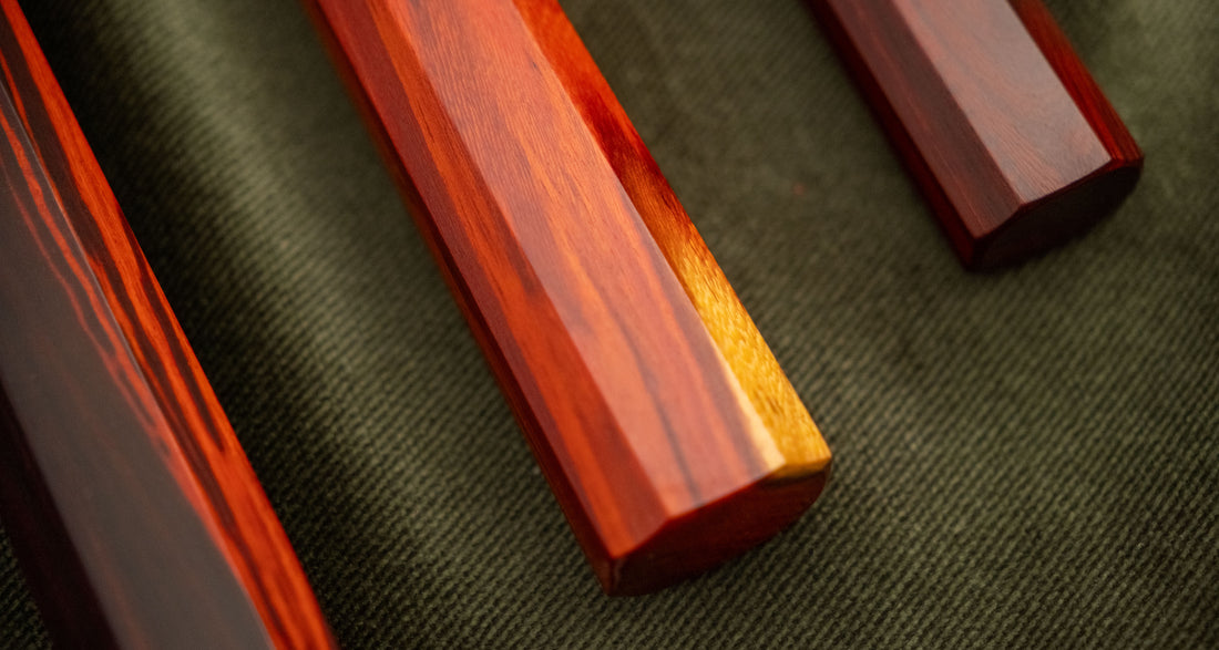 Hokiyama Santoku Ginsanko Nawame Damascus 165 mm [Kaotan/Rosewood]