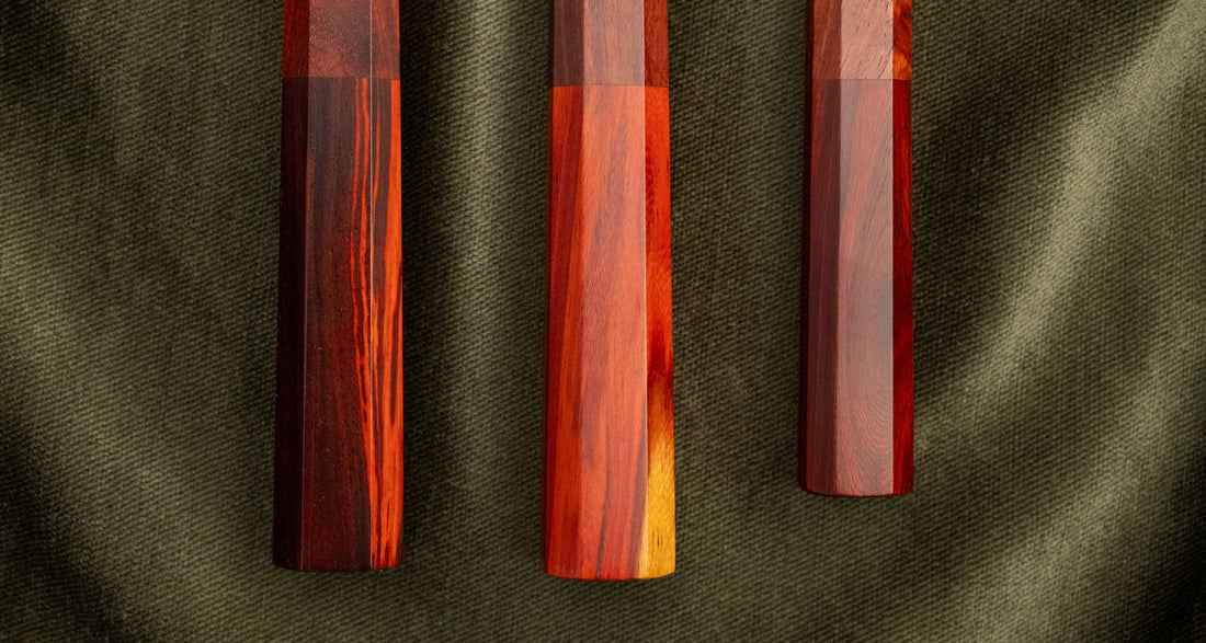 Hokiyama Santoku Ginsanko Nawame Damascus 165 mm [Kaotan/Rosewood]