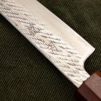 Hokiyama Petty Ginsanko Nawame Damascus 135 mm [Kaotan/Rosewood]