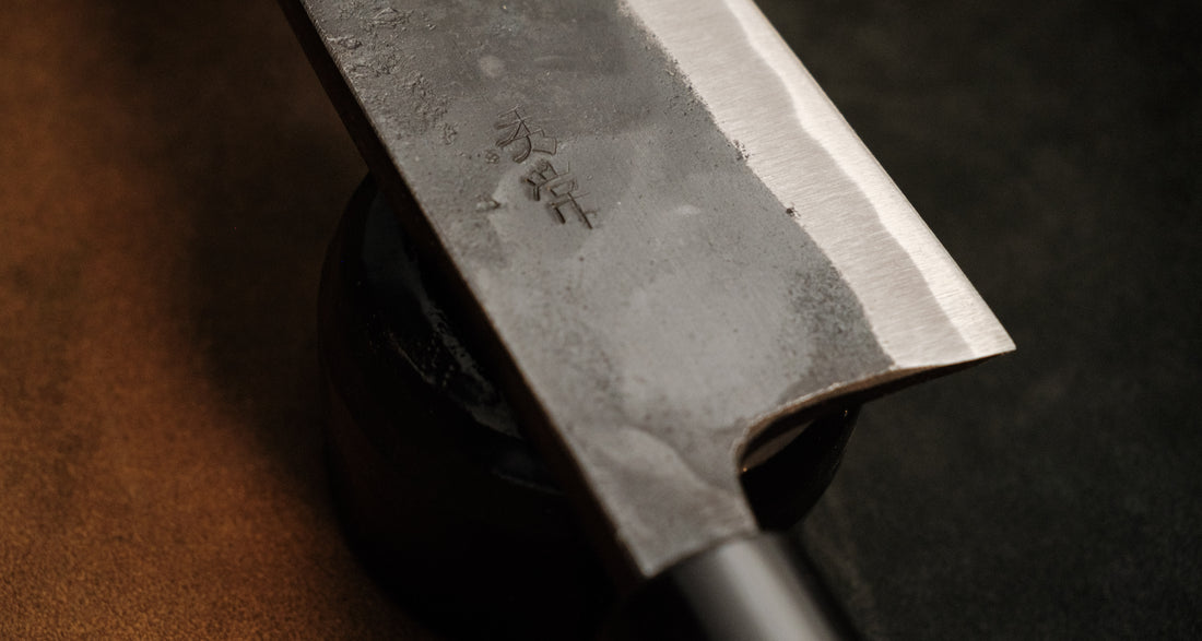 Japanski nož – Hokiyama Ryo deba Aogami Kuro uchi165mm Magnolija