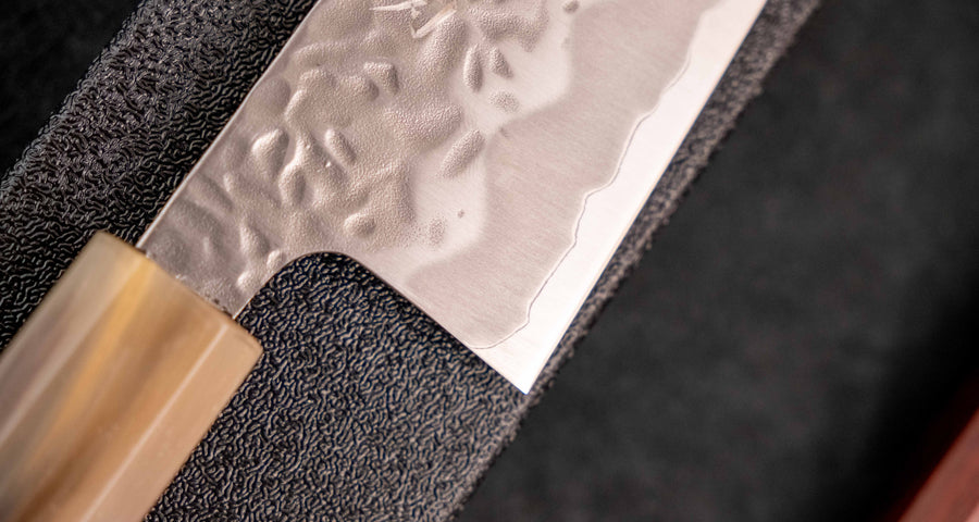 Hokiyama Gyuto Shirogami #1 Sandalwood 210 mm