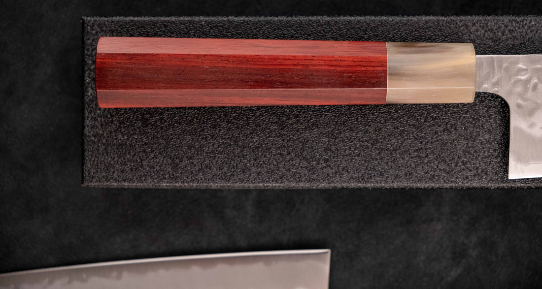 Hokiyama Gyuto Shirogami #1 Sandalwood 210 mm