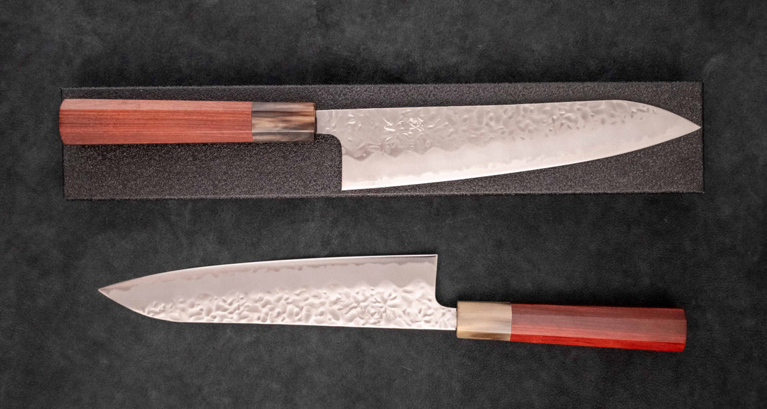 Tsunehisa Gyuto Shirogami #1 Sandalwood 210 mm