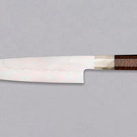 Izumiriki Honyaki Gyuto Shirogami #3 Polished Snakewood 210 mm