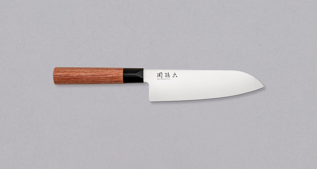 Kai Shun Seki Magoroku Red Wood Santoku 170 mm