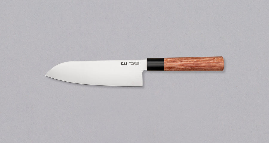 Kai Shun Seki Magoroku Red Wood Santoku 170 mm