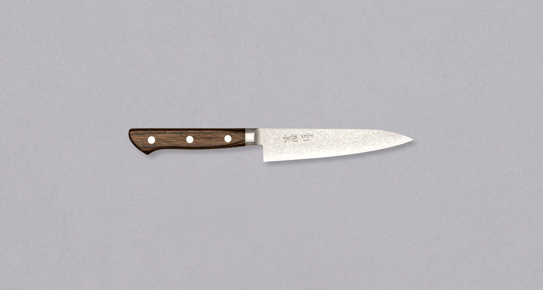 Kajiyamura Hakuun Petty VG-10 Damascus 120 mm
