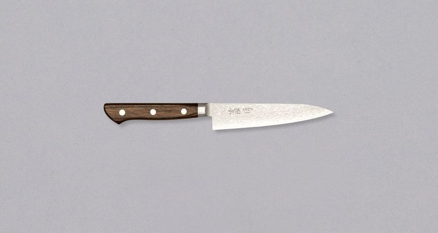 Kajiyamura Hakuun Petty VG-10 Damascus 120 mm