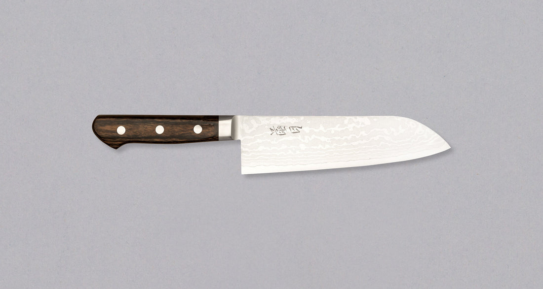 Kajiyamura Hakuun Santoku VG-10 Damascus 165 mm