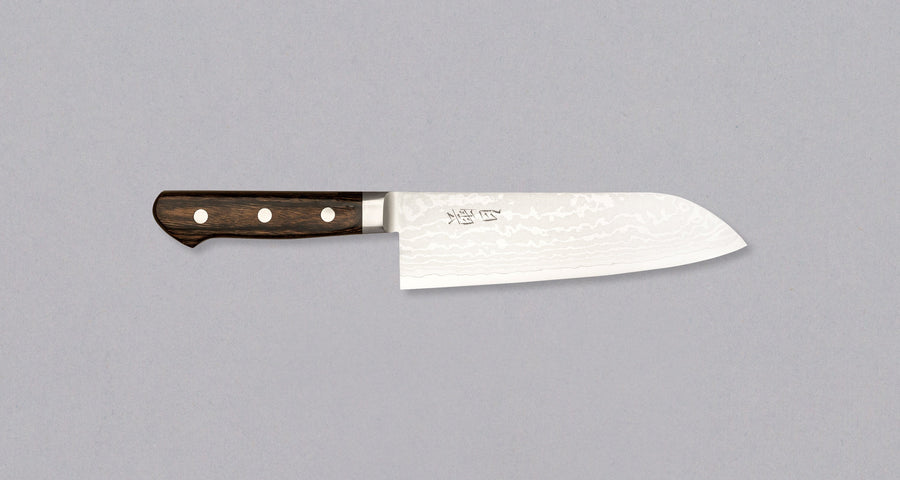 Kajiyamura Hakuun Santoku VG-10 Damascus 165 mm