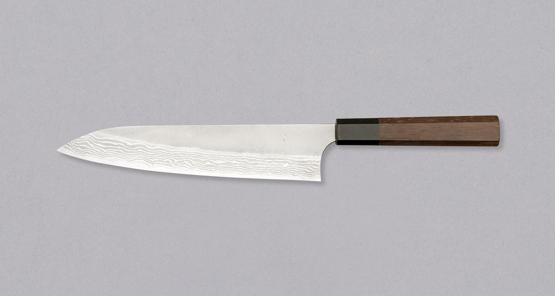 Kato Gyuto VG-10 Nashiji Damascus 210 mm