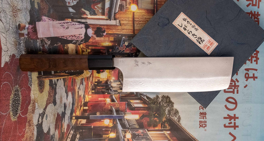 Kato Nakiri VG-10 Nashiji Damascus 160 mm