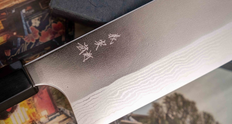 Kato Nakiri VG-10 Nashiji Damascus 160 mm