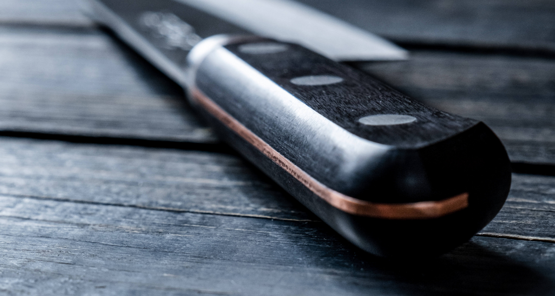 Kawamura Aoki Santoku Black 165 mm