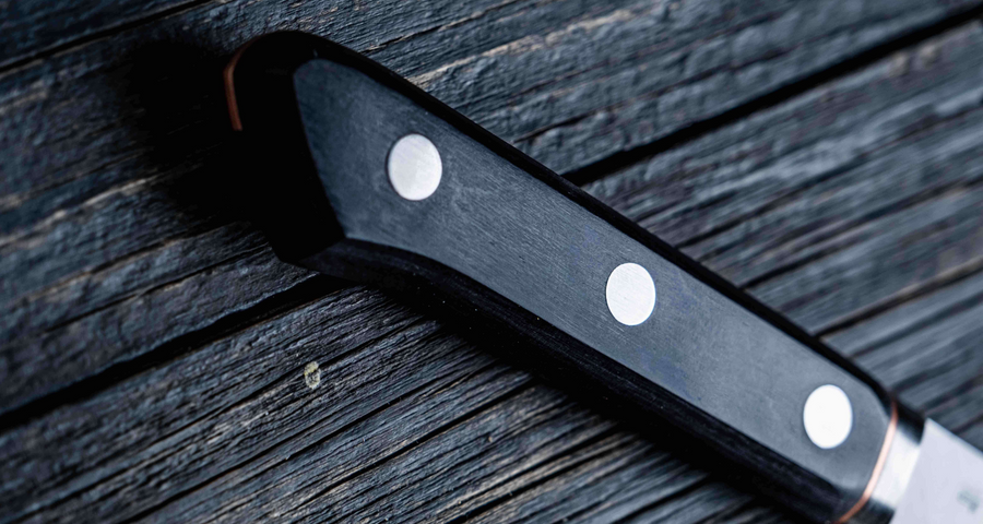 Kawamura Aoki Santoku Black 165 mm