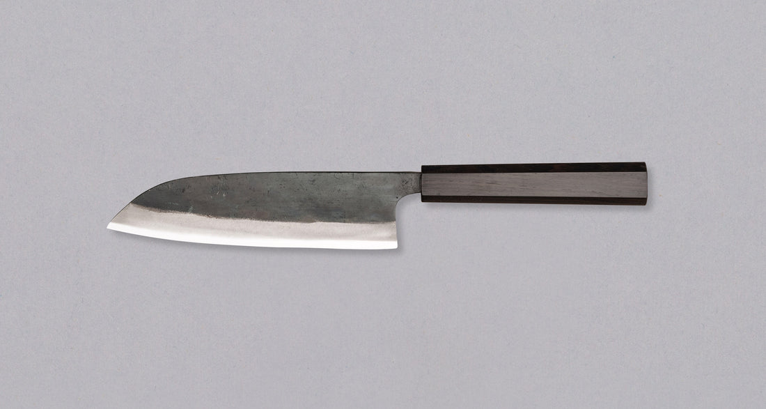 Kokugei Santoku Aogami #1 Kuro-uchi Ebony 165 mm