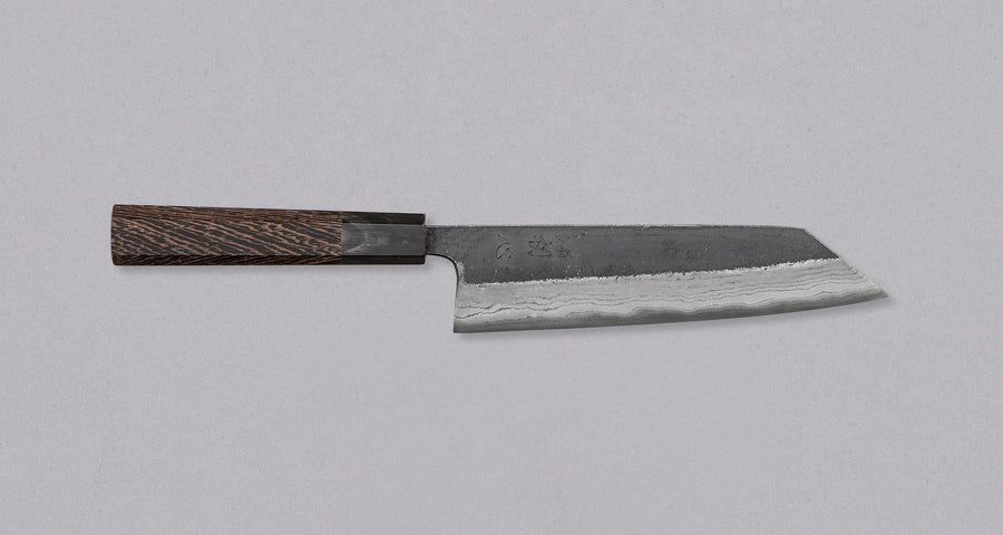 Kumokage Bunka Aogami #2 Kuro-uchi Damascus 180 mm