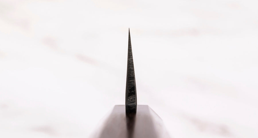 Kumokage Honesuki Aogami #2 Kuro-uchi Damascus 150 mm