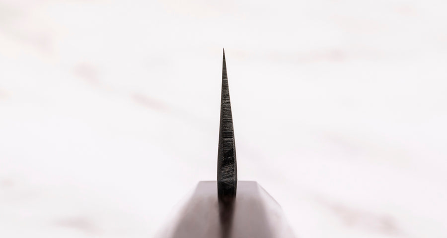 Kumokage Petty Aogami #2 Kuro-uchi Damascus 150 mm - octagon