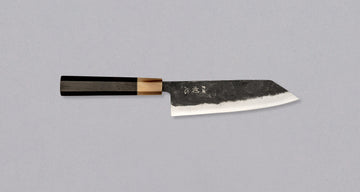 Kurogane Bunka Aogami #2 Kuro-uchi Ebony Blond Buffalo 165 mm