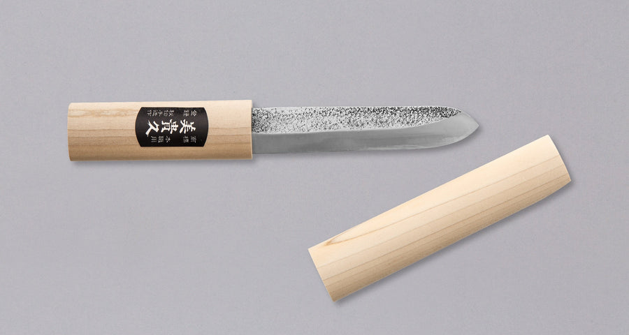 Makiri Hocho Shirogami #2 Hammered 135 mm_1
