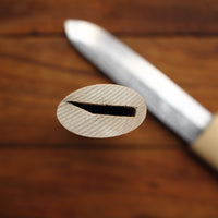 Makiri Hocho Shirogami #2 Hammered 135 mm