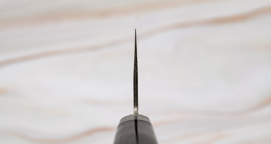 Masutani Wide Nakiri Damascus Black 165 mm