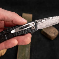 Mcusta Forge Shadow Damascus Pocket Knife [MC-0114BD]
