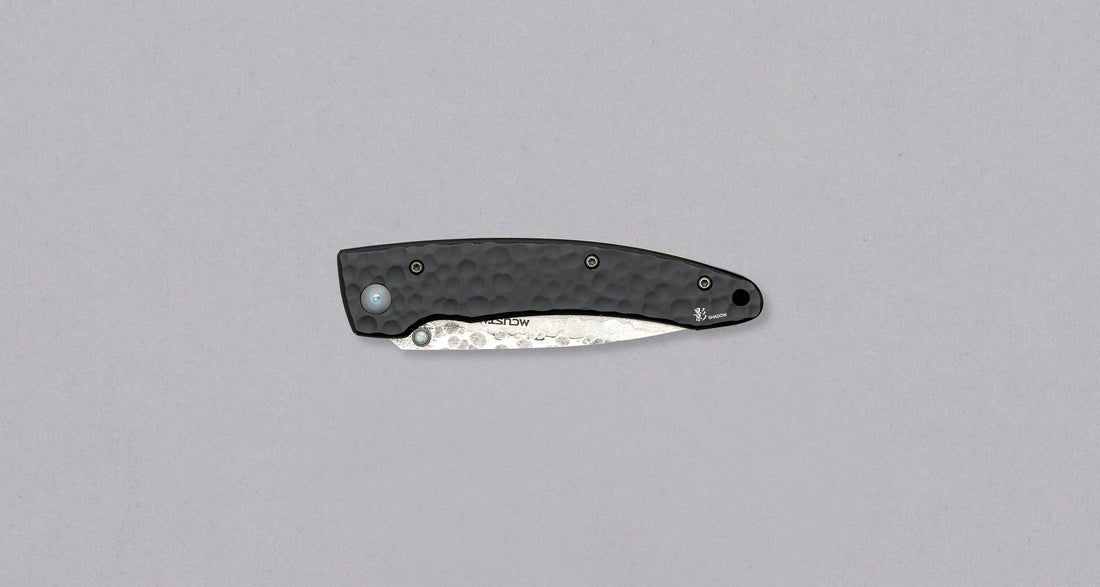 Mcusta Forge Shadow Damascus Pocket Knife [MC-0114BD]