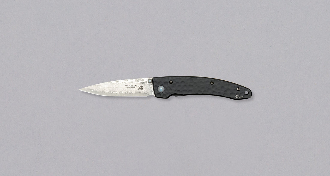 Mcusta Forge Shadow Damascus Pocket Knife [MC-0114BD]