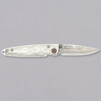 Mcusta Manual Tsuchi Damascus Pocket Knife [MC-0034D]
