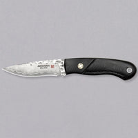 Mcusta Mike Irie Sport 100 Damascus VG-10 Black Micarta Fixed Blade [MC-0232DB]