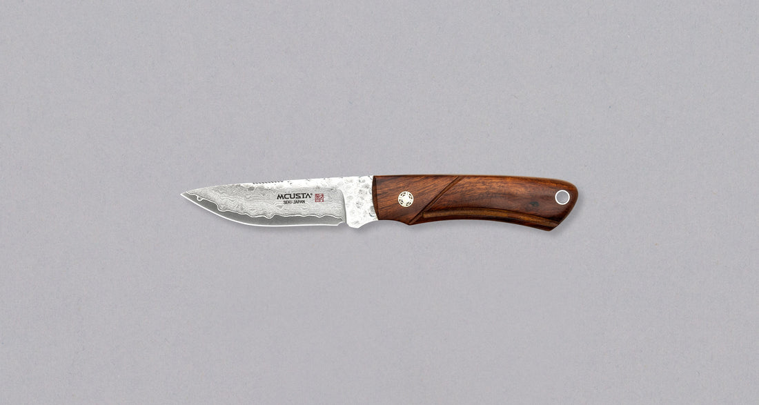 Mcusta Mike Irie Sport 200 Damascus VG-10 Core Ironwood Fixed Blade [MC-0232DI]