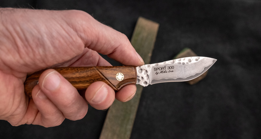 Mcusta Mike Irie Sport 300 Damascus VG-10 Core Ironwood Fixed Blade [MC-233DI]