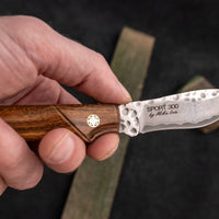 Mcusta Mike Irie Sport 300 Damascus VG-10 Core Ironwood Fixed Blade [MC-233DI]