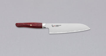 Mcusta Santoku Revolution Red 180 mm