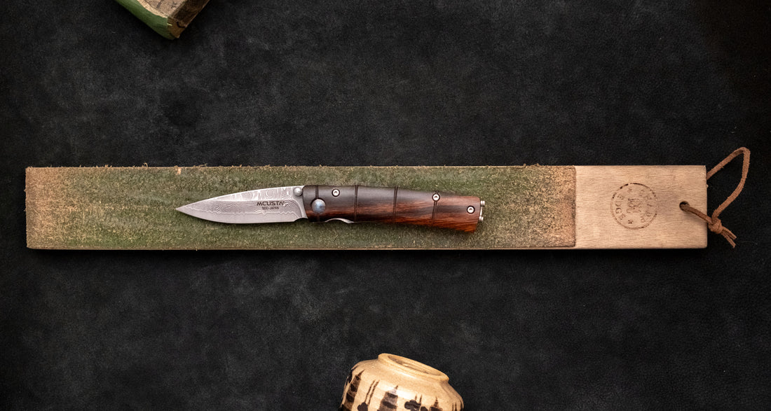 Mcusta Shinra Emotion Take Ironwood Pocket Knife [MC-0074DI]